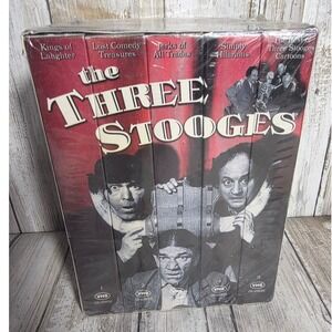 The Three Stooges Collector 5 Series Pack VHS Box Set GoodTimes Home Video New